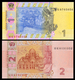 UKRAINE SET 2 BANKNOTES 1 & 2 HRYVNI 2018 SMOLIY ЮК Pick New Unc - Oekraïne