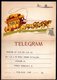 POLAND TELEGRAM CARRIAGE & HORSES MAIL COACH PLANE AIRPLANE POST HORN USED TÉLÉGRAMME TELEGRAMM TELEGRAMA TELEGRAMMA - Covers & Documents