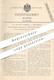 Original Patent - Dr. August Voelker , Köln / Ehrenfeld , 1900 , Kohlenstabanordnung Für Elektrische Bogenlampen | Lampe - Historische Dokumente