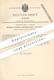 Original Patent - Hermann Keil , Dessau , 1882 , Befestigung Von Drehbolzen In Gabelförmigen Stangen | Bolzen , Metall ! - Historische Dokumente
