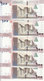 SUDAN 100 POUNDS 2019 P-NEW LOT X5 AU/UNC NOTES  */* - Sudan