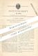 Original Patent - W. Angele , Berlin , 1880 , Auswasch-Apparat Für Kartoffelstärke | Kartoffeln , Zucker , Stärke !! - Historische Dokumente