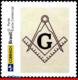 Ref. BR-3258-05 BRAZIL 2013 MASON, MASONIC, FREEMASONRY,, STAMP PERSONALIZED, MNH 1V Sc# 3258 - Franc-Maçonnerie