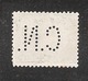 Perforé/perfin/lochung Tunisie No YT 31 C.N.  Comptoir National D'Escompte (9) - Tunisia (1956-...)