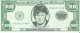 Small Paper $100,000 Bill From The Closed Trump Marina In Atlantic City, NJ - Approx 10.5 X 4.5 Cm - Casino Cards