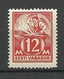 ESTLAND Estonia 1925 Michel 57 IV (dickes Papier) MNH - Estonia