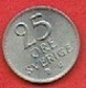 SWEDEN #  25 ØRE FROM 1966 - Suède