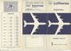 LUFTHANSA, Timetable Winter 1966/67  (3 Scans ) - Orari