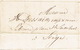 Précurseur 28/12/1847 Lettre Par Le Messager MASSET De HERVE à LIEGE - Signé BAYAUX-PARIS Imprimeur-libraire - 1830-1849 (Onafhankelijk België)