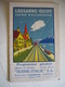 LAUSANNE-OUCHY  SUISSE  LOSANNA SVIZZERA   DEPLIANTS ORIGINALE ANNI '30 - Dépliants Turistici