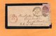 Brighton UK 1874 Cover Mailed To USA - Lettres & Documents