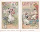 1898 Belle Illustration Publicité Dentifrice Gellé Frères "royal Mondain" Et "bouquet De Trianon" - Klein Formaat: ...-1900