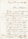 Précurseur Lettre Du 13/7/1847 Envoyée Par Porteur De OCQUIER à LIEGE - Signé FRANCOIS Instituteur - 1830-1849 (Belgique Indépendante)