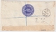 1880,1 P. 3 Werte Als MEF ,  Reko-Brief  , #a1922 - Briefe U. Dokumente