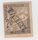 TAHITI. TAXE. N° 8 OBLIQUE ( PAS DE SIGNATURE ) - Unused Stamps