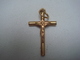 Pendentif Ancien Croix En Or 18 Carats 2,5 Cm X 1,5 Cm  7gr - Pendants