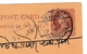 India Post Card QUARTER ANNA Entier Postal Inde - 1882-1901 Empire