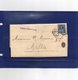 ##(DAN192)-POSTAL HISTORY-G.B. 1890 - Bend Letter With Full Text From London, Hexagonal Cancel, To Malta - Storia Postale