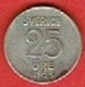 SWEDEN #  25 ØRE FROM 1953 - Suède