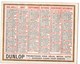 Calendrier DUNLOP 1918 - Small : 1901-20