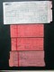 4 BILLETS Tickets De Train - S.N.C.F.  - France - Années 1981/ Et 3 Années 50/66-66 En Rose - Wereld