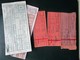 4 BILLETS Tickets De Train - S.N.C.F.  - France - Années 1981/ Et 3 Années 50/66-66 En Rose - Mundo