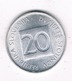 20 STOTINKOV 1993 SLOVENIE /1239/ - Slowenien