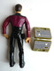 FIGURINE PLAYMATES TOYS 1992 STAR TREK NEXT GENERATION - Cdt WILLIAM RIKER AVEC MALETTE - Star Trek