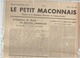 N°2  Le Petit Maconnais Du 9 Septembre 1944 ( Organe De La Resistance Francaise De Saone Et Loire) - Altri & Non Classificati