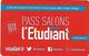 @+ Carte Pass Salons De L'Etudiant 2018 / 2019 Lyon - Non Classés