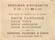 ETIQUETTE ANCIENNE HABERER, PLOUVIEZ & DOUIN . PARIS / RHUM FANTAISIE / SPECIMEN D' ETIQUETTE N° 5023 / DOS SCANNE - Rhum