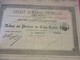 Action Au Porteur De 500 Francs Entièrement Libérée/Crédit Général Français/ 1883     ACT221 - Banque & Assurance
