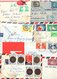 AMERIQUES MARCOPHILIE LOT DE LETTRES DE DIVERS PAYS POUR L'ETRANGER  POIDS 110 GRAMMES - Vrac (max 999 Timbres)