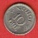 NORWAY # 10 ØRE  FROM 1957 - Norvège