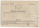 Austria Post-Begleitadresse Nachname Postal Stationery 1891 Wien, Neubau II To Pakrac B190210 - Briefe U. Dokumente