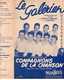 40 60 PARTITION***LES COMPAGNONS DE LA CHANSON LE GALÉRIEN RUSSE MARINE MAURICE DRUON LÉO POLL 1947 GUITARE ACCORDÉON - Autres & Non Classés