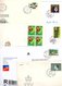 LIECHTENSTEIN MARCOPHILIE LOT DE LETTRES FDC DOCUMENTS POIDS 98 GRAMMES - Vrac (max 999 Timbres)