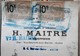 10 THIEFFRAIN Machines Agricoles H. MAITRE Timbres Fiscaux,tampons Pour 51 Somsois - Agriculture