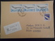 France Poste Aerienne Lettre Recommandee De Paris 1975 Pour Hyeres - 1960-.... Covers & Documents