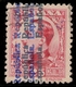 Edifil Especializado 598hh (º) 25 Céntimos Carmín Doble Habilitación 1931  NL197 - Neufs