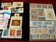 Delcampe - Carton With Stamps In Albums From Estate. Many Stamps Are In MNH ** Condition. All As Schown, But Not All Has Been Pics - Vrac (min 1000 Timbres)