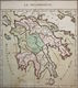 Buy De Mornas - Greece, Le Peloponese - 1762 Original Hand Coloured Engraving. - Mapas Geográficas