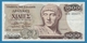 GREECE 	1000 Drachmes Apollon 	01.07.1987	Serial 28O 289677   P# 202 - Griekenland