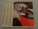 Almanach Ptt De 1986 Recto Voiture FI Alain Prost  Verso Equipe De Basket - Grossformat : 1981-90