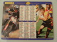 Almanach Du Facteu  2000  Recto  Moto   Enduro Demester  Et Rugby   Perarneau (perpignan) Verso Fooball - Grand Format : 1991-00