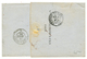 "Griffe AISNE" : 1866 Paire 20c(n°22) Obl. Etoile (frappe Trés Faible) + Cachet Linéaire AISNE Sur Lettre De PARIS Pour  - Autres & Non Classés
