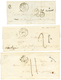 3 Lettres Avec Cursive 2 VERMAND + Boite Rurale E Avec Texte De "MARTEVILLE". TTB. - Andere & Zonder Classificatie