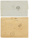 2 Lettres : 1868 N°21 GC 2257 (LE MAS THIBERT) Et 1871 CERES 15c+ 25c GC 4932 + T.24 MOURIES. TB. - Altri & Non Classificati