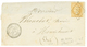 1866 10c(n°21) Obl. GC 4644 + T.22 NEUILLY-EN-SANCERRE Sur Lettre Incomplète. Superbe. - Other & Unclassified