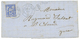"ZONZA" : 1877 25c SAGE Obl. SERRA-DI-SCOPAMENE + OR Sur Lettre Avec Texte Daté "ZONZA" Pour ST CLAUDE. Verso, SARTENE.  - Autres & Non Classés